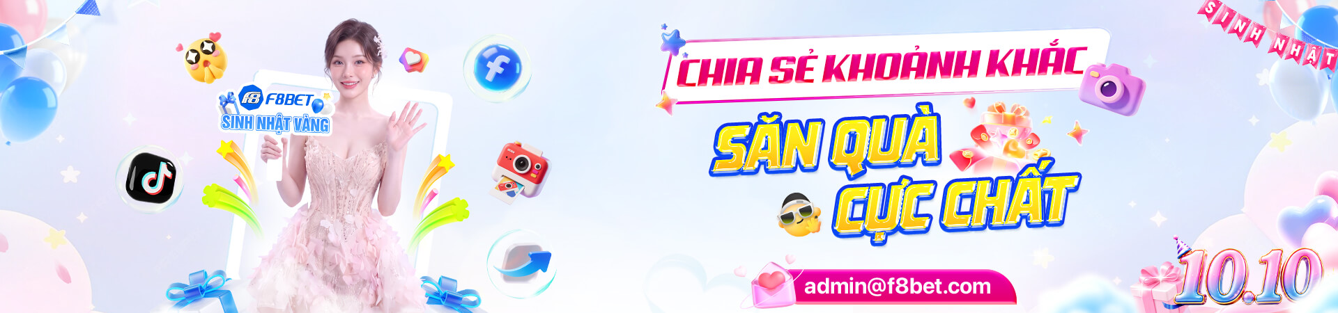 sự kiện săn quà sinh nhật tại f8bet casino